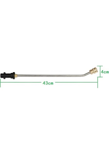 30 Derece Uzun Tip Stili Yüksek Basınçlı Yıkayıcı Için Püskürtme Memesi Ataşmanı Uzatma Değiştirme Çubuğu Püskürtme Guı Için Karcher K2-K7 Için (Yurt Dışından)