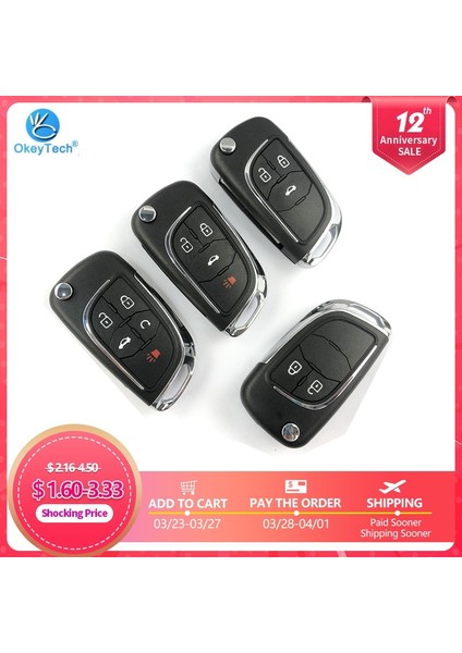 4 Düğme Stili Opel Için Okeytech Modifiye Flip Katlanır Anahtar Kabuk Kılıf Opel Vauxhall Insignia Için Chevrolet Aveo Cruze Orlando Trax HU100 Kesilmemiş Bıçak (Yurt Dışından) fiyatları