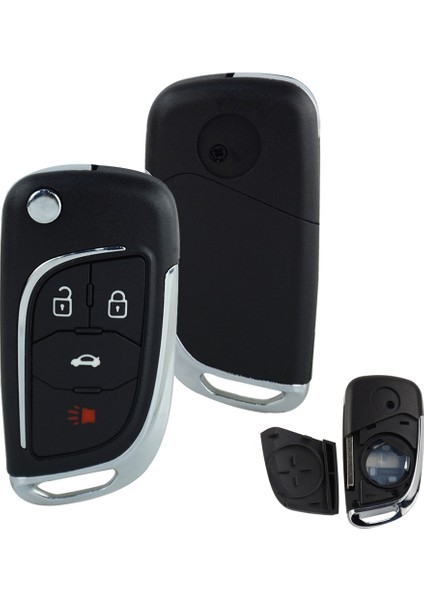 4 Düğme Stili Opel Için Okeytech Modifiye Flip Katlanır Anahtar Kabuk Kılıf Opel Vauxhall Insignia Için Chevrolet Aveo Cruze Orlando Trax HU100 Kesilmemiş Bıçak (Yurt Dışından) indirimleri