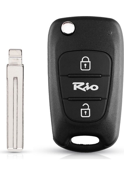 Rıo Stili Hyundai Için Keyyou Yeni Uzaktan Anahtar Kabuk Hyundai I20 I30 IX35 I35 Accent Kia Picanto Sportage K5 3 Düğmeler Flip Katlanır Uzaktan Anahtar Kutu (Yurt Dışından)