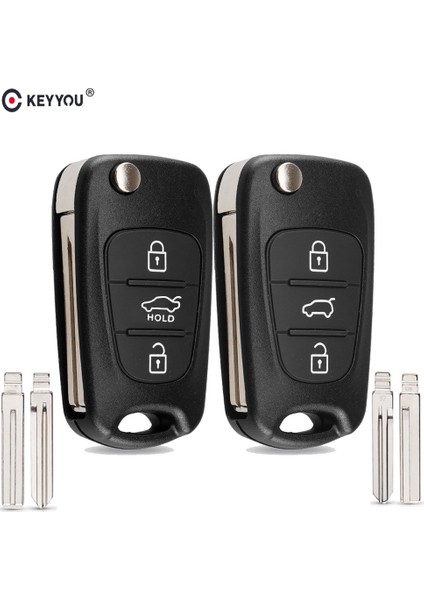 Rıo Stili Hyundai Için Keyyou Yeni Uzaktan Anahtar Kabuk Hyundai I20 I30 IX35 I35 Accent Kia Picanto Sportage K5 3 Düğmeler Flip Katlanır Uzaktan Anahtar Kutu (Yurt Dışından) fiyatları