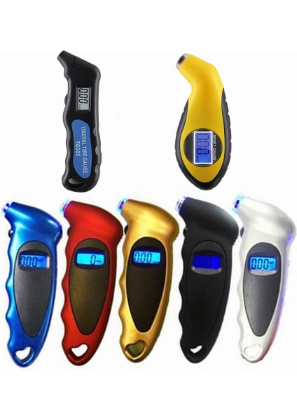 TG205 Siyah Stil TG105 TG205 R Yüksek Hassasiyetli Dijital Araba Lastiği Lastik Hava Basıncı Göstergesi Ölçer LCD Ekran Manometre Barometreler Araba Kamyon Için (Yurt Dışından) fiyatları