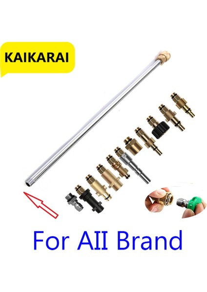 Turuncu Tarzı 21INCH Araba Püskürtücü Uzatma Lance. Karcher Için Farklı Erkek Konu Adaptörü, Lavorbrands Of Yüksek Basınçlı Yıkayıcı Çamaşır Makinesi (Yurt Dışından)