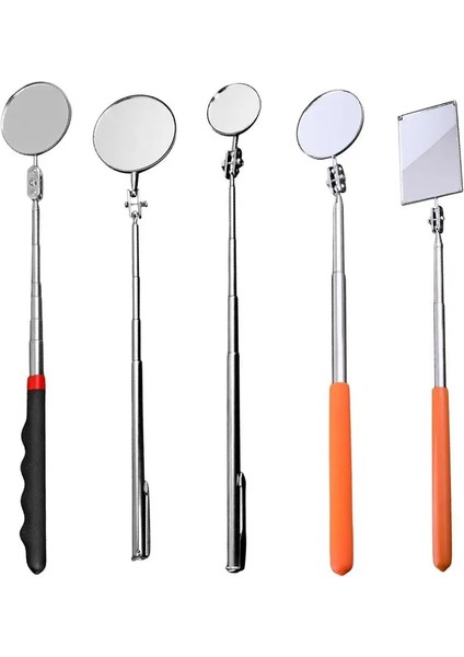 Gümüş Tarzı Yardımcı Geri Çekilebilir Teleskopik Ayna Araba Açısı Teleskopik Uzatılabilir Muayene Aynası Otomotiv Algılama Aracı Ekipmanları (Yurt Dışından) fiyatları