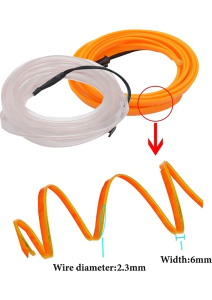 3m-Usb Stili Sarı Esnek Araç Iç Aydınlatma LED Şerit Garland Tel Halat Tüp Hattı Sigara Sürücüsü ile Neon Işık Denetleyicisi (Yurt Dışından)