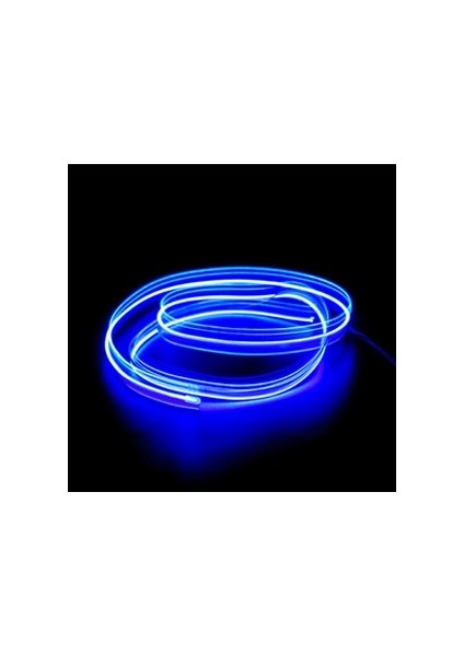 1m USB Sürücü Stili Mavi Araba Iç Işık Atmosfer Ortam Işığı Tüp LED Şerit Esnek Neon Lamba Araba Dekorasyonu Için Kızdırma Dize Işık Iç Kısım (Yurt Dışından)