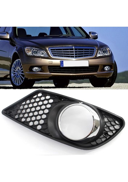 Çift ​​tarzı 1 Çift Ön Tampon Kapak Grille Mercedes Benz C-Class W204 Sis Işık Lambası Grill Çerçeve Çerçeve Oto Aksesuarları (Yurt Dışından) indirimleri
