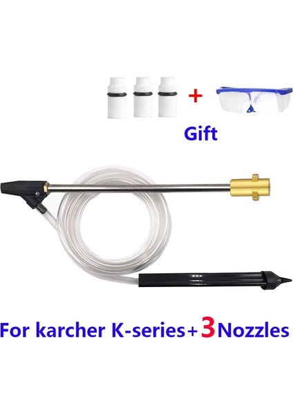 3 Adet Nozul Stili Roue Yüksek Basınçlı Temizleyici Kumlama Tabancası Islak Tabanca Kiti Nozul Jet Yıkayıcı Araba Temizleme Hortumu Karcher K Için Pas Temizleme Aracı (Yurt Dışından)