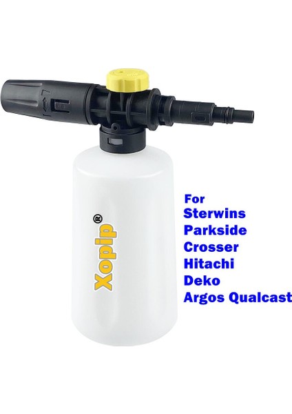 750ML Köpük Tabancası Jeneratörü Sabun Püskürtücü Lance Cannon Sterwins Parkside Crosser Deko Argos Qualcast Yüksek Basınçlı Yıkayıcı (Yurt Dışından)