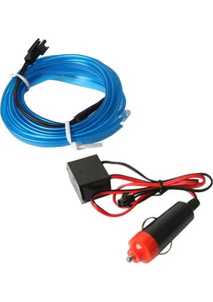 Çakmak Tarzı Mavi Sıcak Satış Araba Iç Aydınlatma LED Şerit Dekorasyon Garland Tel Halat Tüp Hattı USB Sürücülü Esnek Neon Işık (Yurt Dışından) fırsatları