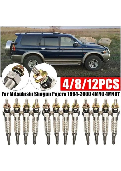 Et Isıtıcı Kızdırma Bujileri Mitsubhogun Pajero M40T M40 GP5501 (Yurt Dışından)