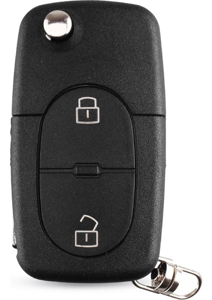 A Tipi Keyyou Audi A2 A3 A4 A6 A8 Tt Quattro Eski Modeller Crcr Düğmesi Flip Katlanır Uzaktan Anahtar Kutu Kabuk (Yurt Dışından)