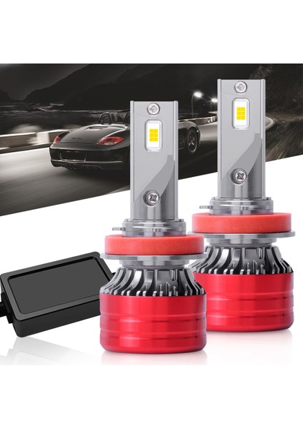 H8 Stili 6500K Yeni 120W Lm Araba LED Far H1 H3 H4 H7 Mini Canbus H8 H Hb Hb4 Uzun Far Oto Işıkları Ampul Otomobiller Turbo (Yurt Dışından)