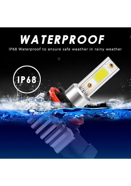 H9 Stili 2 Taraf 12000K 2 Adet H1 H3 H4 H7 H8 H11 Hb Hb LED Araba Farları Mw Lm Araba Sis Ampulleri Otomobiller Oto Lambası (Yurt Dışından)