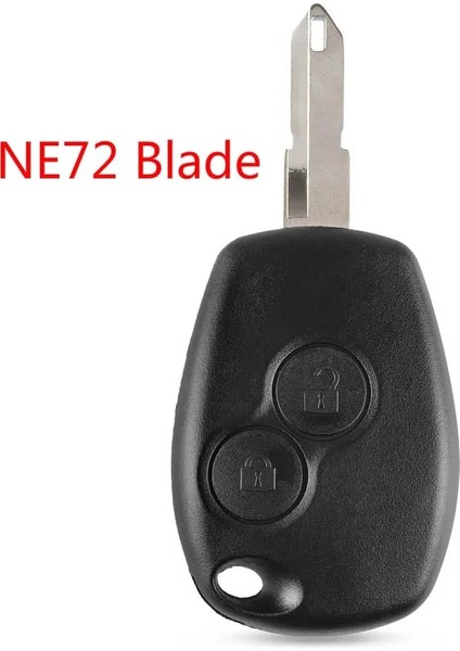 NE72 Anahtar Kutusu Stili ile Keyyou Uzaktan Araba Anahtarı Kabuk Kılıf Renault Megane Modus Espace Laguna Duster Logan Clio Kango Nissan Almera 2 Düğmeler Anahtar (Yurt Dışından)