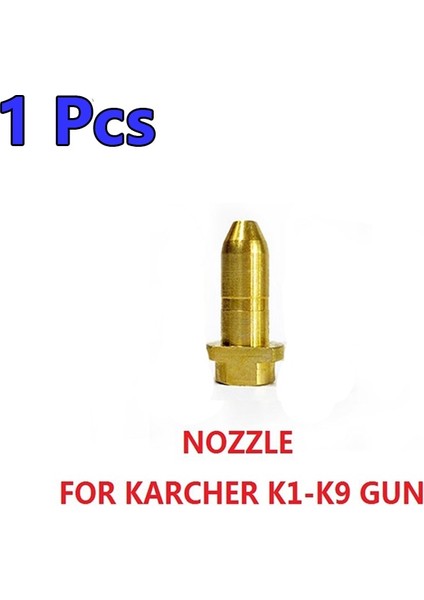 Kahverengi Tarzı Roue Pirinç Meme Adaptörü Karcher K2K5 Püskürtme Tabancası Lance Yedek Püskürtme Memesi Araba Yıkama Jet Memesi Su Püskürtme Ucu Mermi (Yurt Dışından)