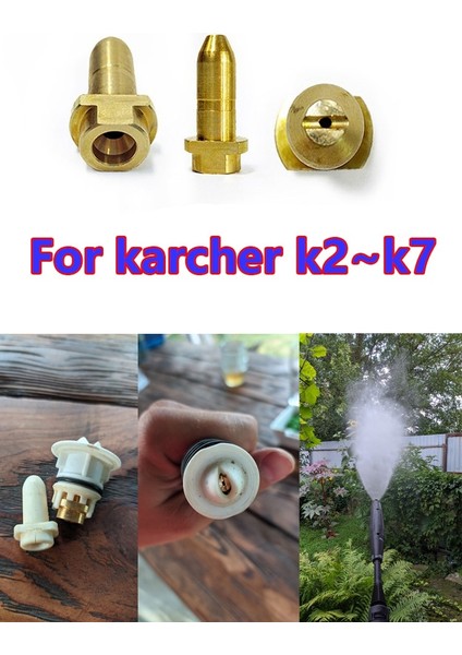 Kahverengi Tarzı Roue Pirinç Meme Adaptörü Karcher K2K5 Püskürtme Tabancası Lance Yedek Püskürtme Memesi Araba Yıkama Jet Memesi Su Püskürtme Ucu Mermi (Yurt Dışından) modelleri