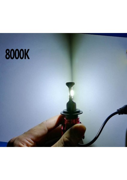 50W 8000LM Tarzı 8000K Bageled Ar Far H4 H7 LED 3000K 4300K ​​6500K 8000K H1 H3 H8 H9 H Hb3 Hb LED Ampul Otomatik Sis Lambası (Yurt Dışından)