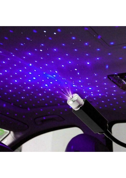 Mavi Arabada Yıldızlı Gökyüzü Tavan Arka Işık Galaxy Star Projektör LED Araba Işıkları Iç Gökyüzü Işık Galaxy Işık Projektör USB LED Işık (Yurt Dışından) fiyatları