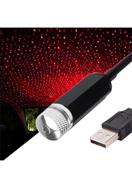 Mavi Arabada Yıldızlı Gökyüzü Tavan Arka Işık Galaxy Star Projektör LED Araba Işıkları Iç Gökyüzü Işık Galaxy Işık Projektör USB LED Işık (Yurt Dışından) indirimleri