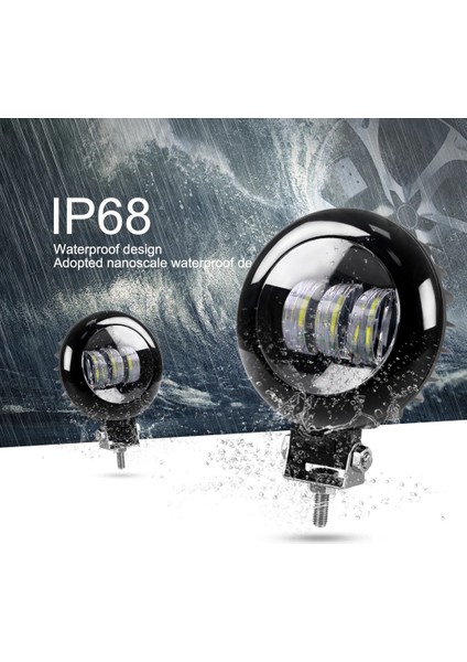 1 Adet-Kare Tarzı Nlpearl LED Işık Barwork Işık 30W Angel Eyes LED Bar Offroad 12V 24V Sis Lambası 4x4 Jeep Atv Suv Kamyonlar Araba Traktör (Yurt Dışından) modelleri