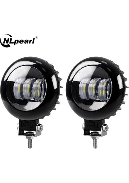 1 Adet-Kare Tarzı Nlpearl LED Işık Barwork Işık 30W Angel Eyes LED Bar Offroad 12V 24V Sis Lambası 4x4 Jeep Atv Suv Kamyonlar Araba Traktör (Yurt Dışından) indirimleri