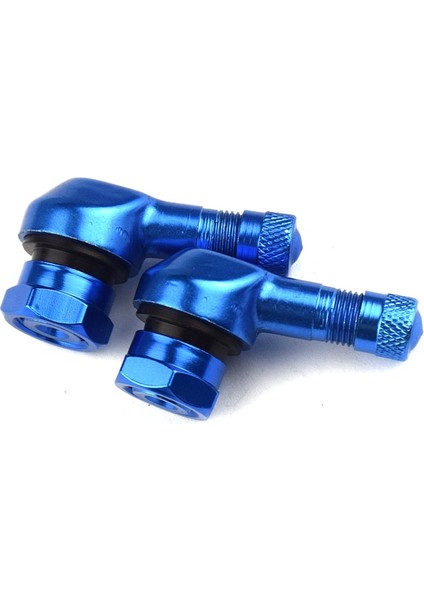 Mavi Stil 2 Adet Alüminyum Alaşımlı Vana Motosiklet Jantı 90 Derece Açı Motosiklet Tekerleği Lastik Tubeless Vana Jant Parçaları Için Kaynaklanıyor 9 Renk (Yurt Dışından)
