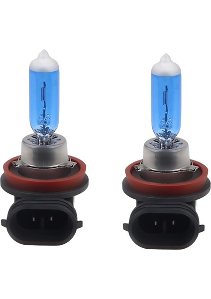 Beyaz V 55W 6000K H11 Araba Sis Ampul Lambası Süper Beyaz Halojen Xenon Araba Oto Far Arabalar H11 Araba Styling (Yurt Dışından)