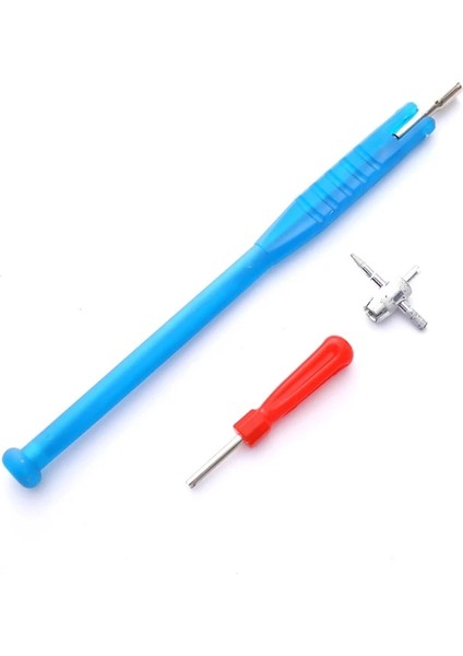 Mavi Stil Lastik Vana Kök Çektirme Tüp Metal Lastik Tamir Araçları Vana Kök Çekirdek Araba Sökücü 1 Takım (Yurt Dışından)