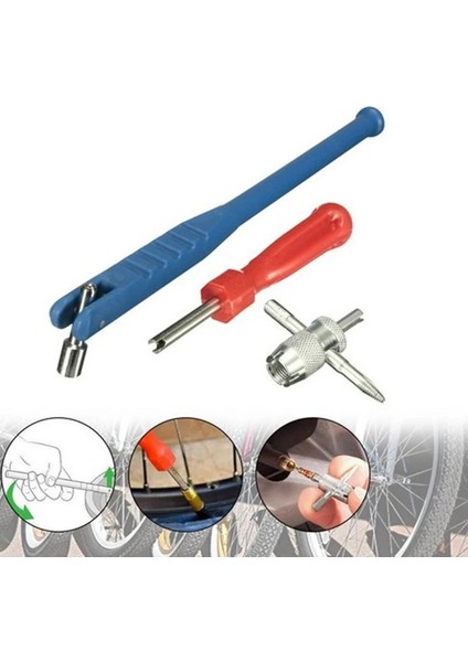 Mavi Stil Lastik Vana Kök Çektirme Tüp Metal Lastik Tamir Araçları Vana Kök Çekirdek Araba Sökücü 1 Takım (Yurt Dışından) fiyatları
