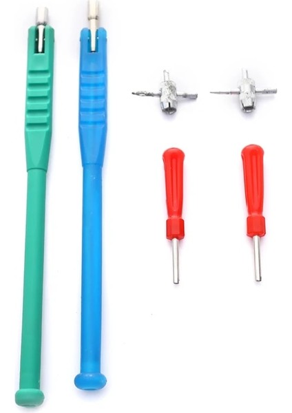 Mavi Stil Lastik Vana Kök Çektirme Tüp Metal Lastik Tamir Araçları Vana Kök Çekirdek Araba Sökücü 1 Takım (Yurt Dışından) modelleri
