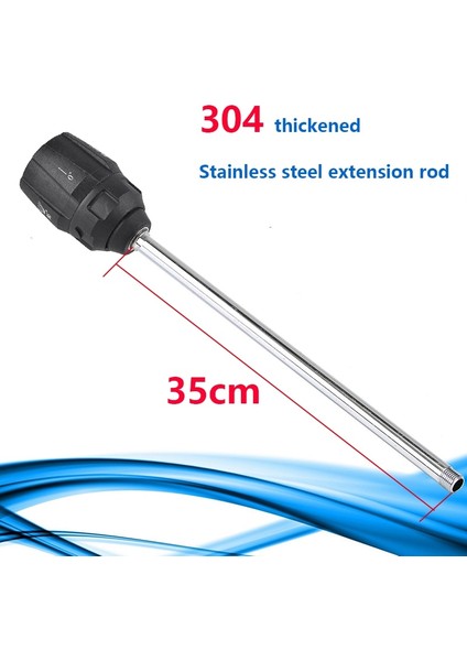 Mavi Stil Roue Basınçlı Yıkama Metal Değnek Su Püskürtme Lance Mızrak Karcher Parkside Stanley Black Decker Için Hızlı Jet Yıkama Memesi (Yurt Dışından) fırsatları