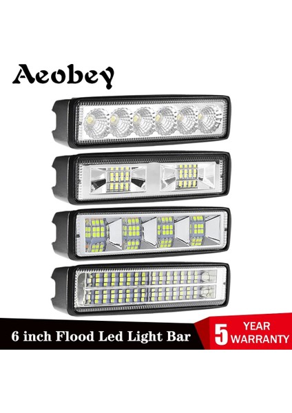 1 Adet 72W Tarzı Araba Işık Montajı LED Sis Farları Off Road 4x4 48W Spot Işın Kamyonlar Için LED Işık Çubuğu Atv Suv Drl LED Spot Işığı Çalışma Işığı Çubuğu (Yurt Dışından) fiyatları
