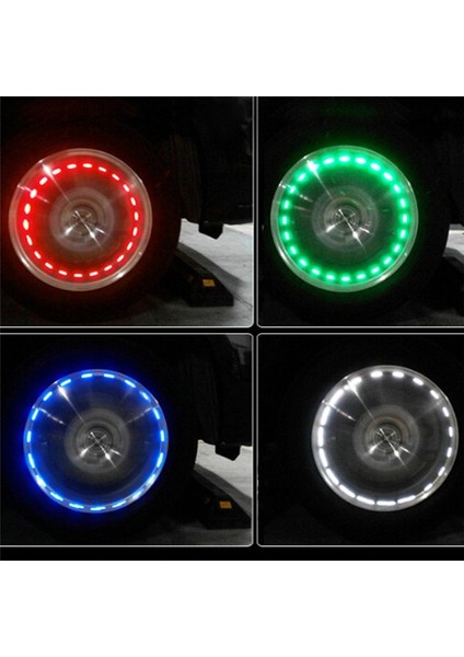 4 Mod 12 LED Araba Oto Güneş Enerjisi Flaş Tekerlek Lastik Jant Işık Lambası Dekorasyonu (Yurt Dışından) fiyatları