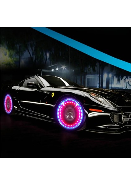 4 Mod 12 LED Araba Oto Güneş Enerjisi Flaş Tekerlek Lastik Jant Işık Lambası Dekorasyonu (Yurt Dışından) modelleri