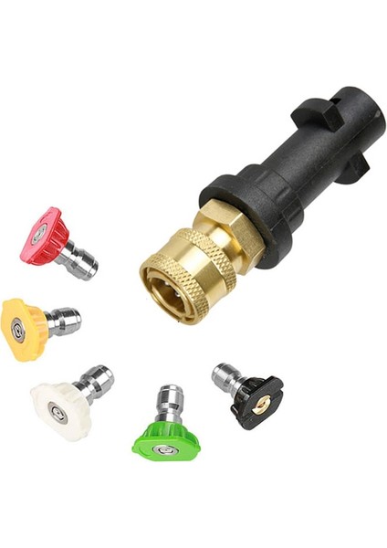 Turuncu Tarzı Karcher Için Yüksek Basınçlı Yıkayıcı K2 K3 K4 K5 K6 K7 Karcher Aksesuarları Karcher Adaptörü Için Meme Püskürtme Tabancası Yıkama Makinesi (Yurt Dışından)