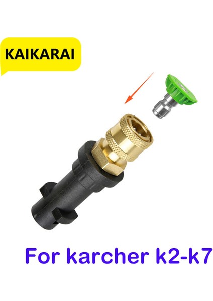 Turuncu Tarzı Karcher Için Yüksek Basınçlı Yıkayıcı K2 K3 K4 K5 K6 K7 Karcher Aksesuarları Karcher Adaptörü Için Meme Püskürtme Tabancası Yıkama Makinesi (Yurt Dışından)