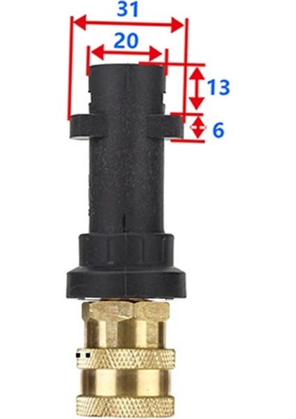 Turuncu Tarzı Karcher Için Yüksek Basınçlı Yıkayıcı K2 K3 K4 K5 K6 K7 Karcher Aksesuarları Karcher Adaptörü Için Meme Püskürtme Tabancası Yıkama Makinesi (Yurt Dışından)