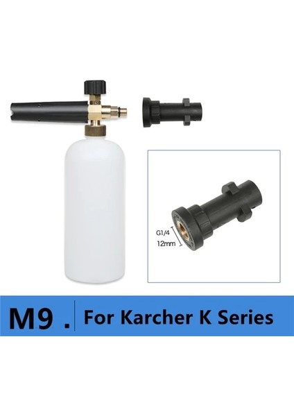 Yeşil Stil Karcher K Serisi Için Yüksek Basınçlı Kar Köpük Lance Sabun Köpürtücü Ayarlanabilir Köpük Memesi Profesyonel Köpük Jeneratörü Araba Yıkayıcı (Yurt Dışından)