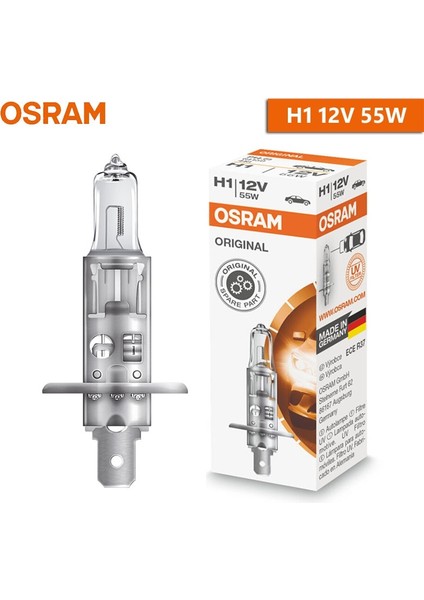 H1 12V 55W Osram H1 H3 H4 H7 H Orijinal Lamba Beyaz Far H8 H9 H16 Hb3 Hb4 Sis Lambası Araba Halojen Ampul Almanya'da Yapılan (1 Adet) (Yurt Dışından) fiyatları