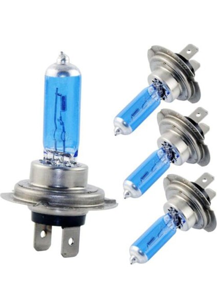 Ar Farlar H7 100W Xenon Hid Süper Beyaz Efekt Görünümlü Far 6000K Lambalar Ampuller 100W 12V (Yurt Dışından)