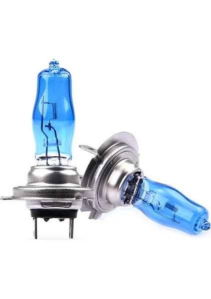 2 Adet 100W H7 Halojen Ampuller Süper Beyaz Kuvars Cam 12V 4500K Xenon Lacivert Araba Far Ampul Oto Lambası (Yurt Dışından) fiyatları