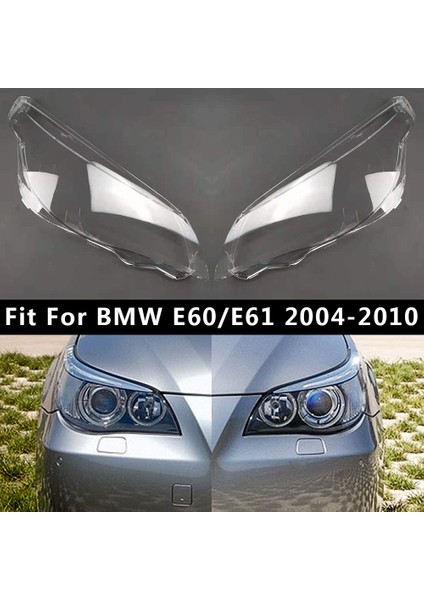 Lhd Sürücü Tarafı Stili Araba Far Lens Cam Abajur Kapak Abajur Parlak Kabuk Ürün Bmw E60 E Sağ ve Sol (Yurt Dışından) fiyatları