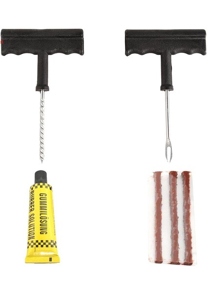 Lastik Şeritler ile Araba Lastik Tamir Aletleri Kiti Tubeless Lastik Delinme Saplama Fişi Kamyon Motosiklet Garaj Aracı Için Set (Yurt Dışından) fırsatları