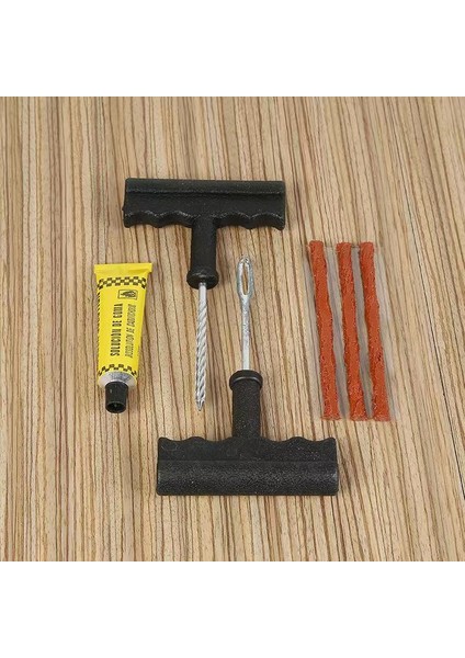 Altı Parçalı Takım Elbise Tarzı Araba ve Motosiklet Lastik Tamir Takımları Için 6 Takım Özel Lastik Tamir Aleti Dış Mekan Acil Bakım (Yurt Dışından) modelleri