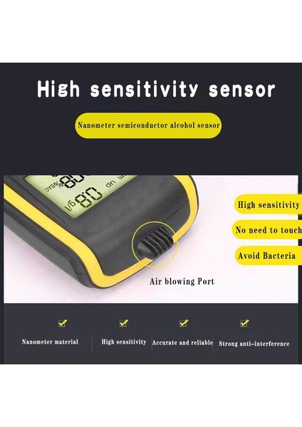 Q91 Stili HT-611 Dijital Alkol Test Cihazı Nefesten Alkol Test Cihazı Alkol Ölçer Alkol Ölçüm Cihazı Alkol Nefes Test Cihazı Dfdf (Yurt Dışından) fırsatları