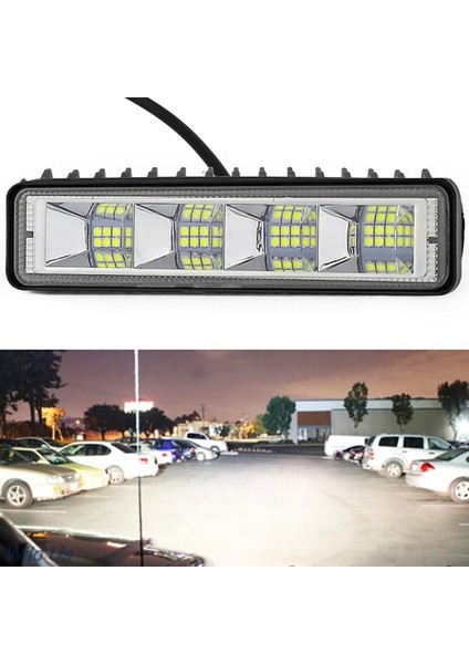 1 Adet L24 Stili LED Güçlendirme Lam LED Düz Çalışma Işığı Spot Işın Çubuğu Araba Suv LED Offroad Sürüş Sis Lambaları (Yurt Dışından)