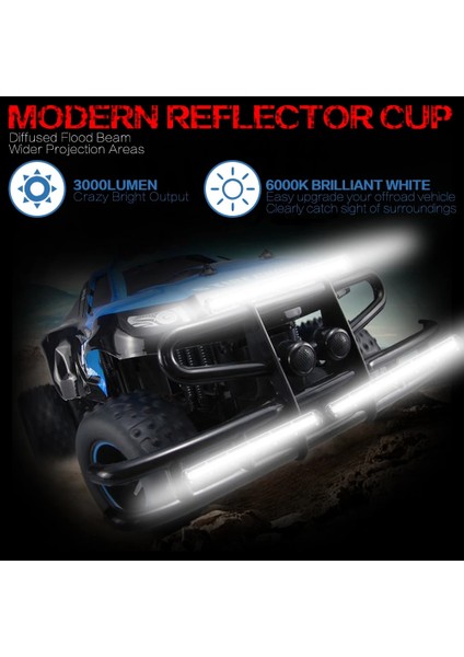 1 Adet Offroad Aksesuarları LED Çalışma Işık Çubuğu Arabalar Için 4x4 LED Ampuller Spot 12 Volt Araba LED Işıkları Römork Traktörleri Atv Işığı (Yurt Dışından) fırsatları