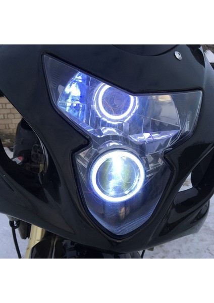 Pc Kapak Stili ile 70 mm LED Angel Eyes Ampul Halo Halka Lamba Araba Gündüz Çalışan Işık Drl Sis Lambası DC12V Şekillendirici Işık Dekoratif Işıklar mm (Yurt Dışından) indirimleri