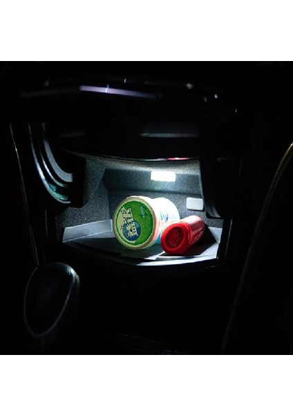Buz Mavisi Işık Araba Mini LED Dokunmatik Anahtar Işığı Otomatik Kablosuz Ortam Lambası Taşınabilir Gece Okuma Işığı Araba Çatı Ampul Araba Iç Işık (Yurt Dışından) fırsatları